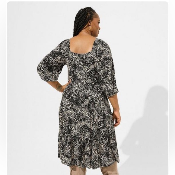 Mini Super Soft Shirred Button Front Dress - Picture 3 of 8